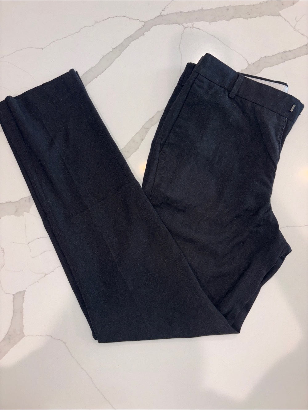 H&M Men's Black Dress Pants - Tailored Slim Fit